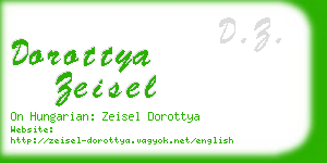 dorottya zeisel business card